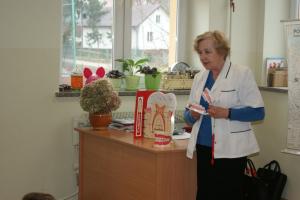 Spotkanie Pani stomatolog z klasami drugimi