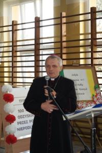 Czcigodny Gość w progach naszej szkoły