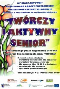 Projekt - TWÓRCZY I AKTYWNY SENIOR