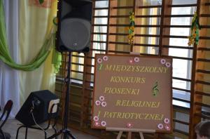 I Mędzyszkolny Konkurs Piosenki Religijnej i Patriotycznej
